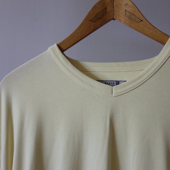 Ted Baker Pastel Yellow Long Sleeves Shirt - Picture 4 of 6